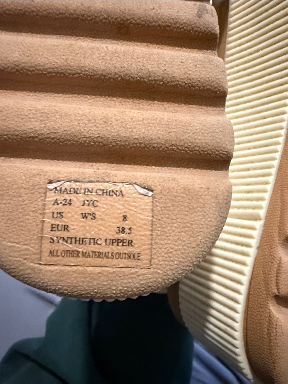Reef Women's Cream Elastic Strap Platform Sandals - Picture 5 of 5